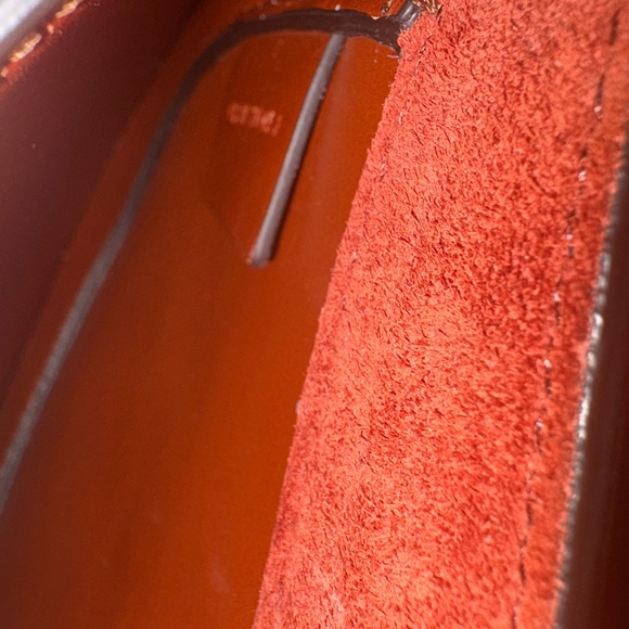 Chloé Red and Brown Leather Suede Patent Tess Bag - Picture 16 of 16